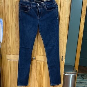 Express Women's Deep Indigo Skinny Jeans